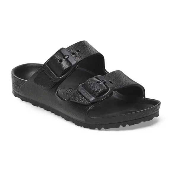 Kids Birkenstock Unisex Black Arizona Slip On Sandals Size 26 (8-8.5) - Picture 1 of 9